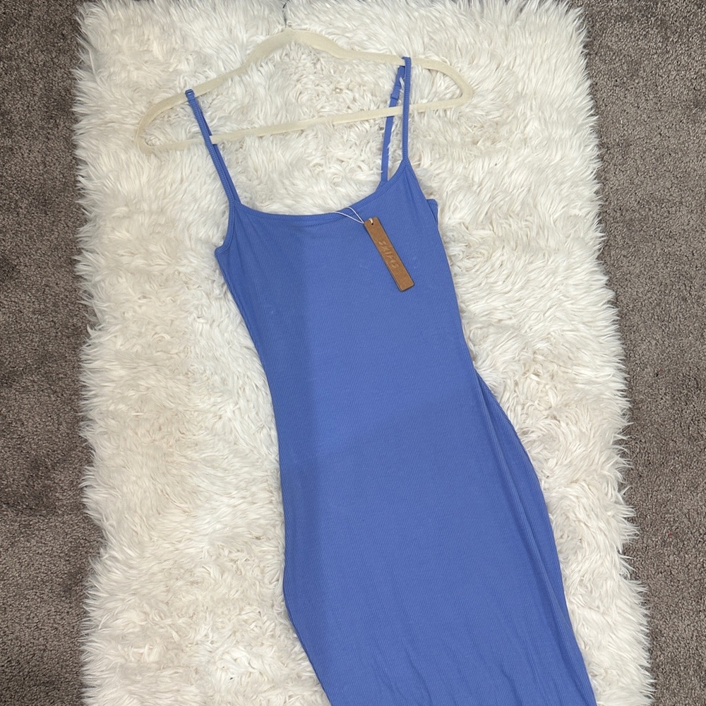 Skims Soft Lounge Maxi Dress Cielo